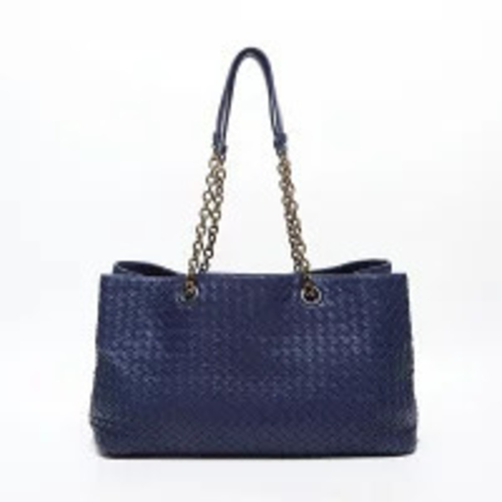 Bottega Veneta Intrecciato Shoulder Bag Purple